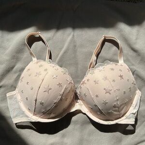 Victoria's Secret Star-Patterned Push Up Bra 36C